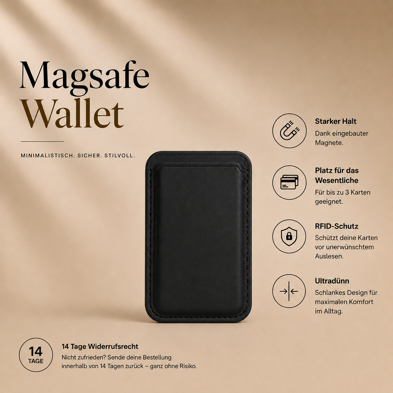Solvanto® Magsafe Wallet